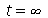 t = infinity